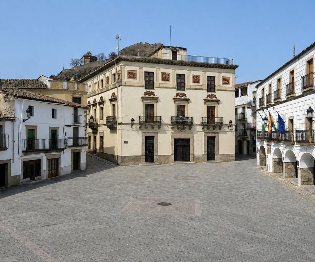 Plaza de España Montánchez